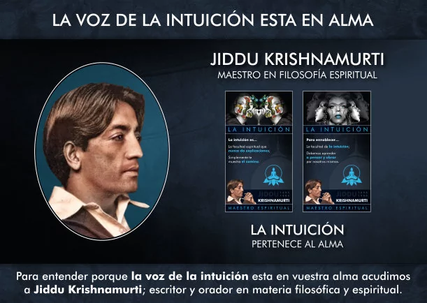 Imagen del escrito; La voz de la intuición está en vuestra alma, de Jiddu Krishnamurti