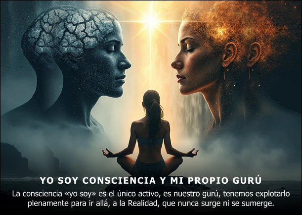 Imagen del escrito; Yo soy consciencia y mi propio gurú, de Nisargadatta Maharaj