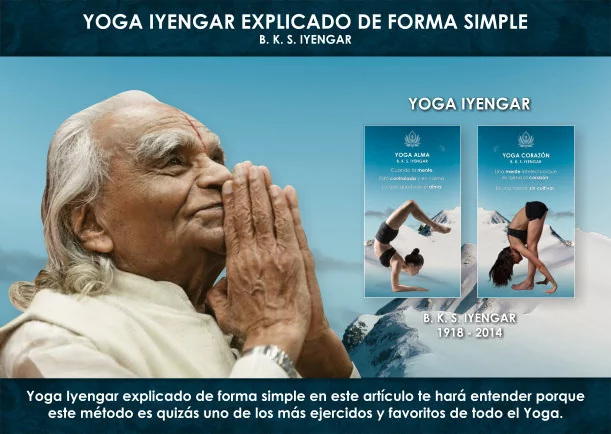 Imagen del escrito; Yoga Iyengar explicado de forma simple, de B K S Iyengar