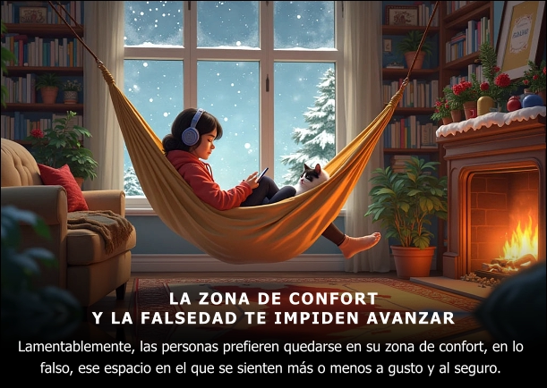 Imagen; Zona de confort y falsedad que impide avanzar; Jbn Lie