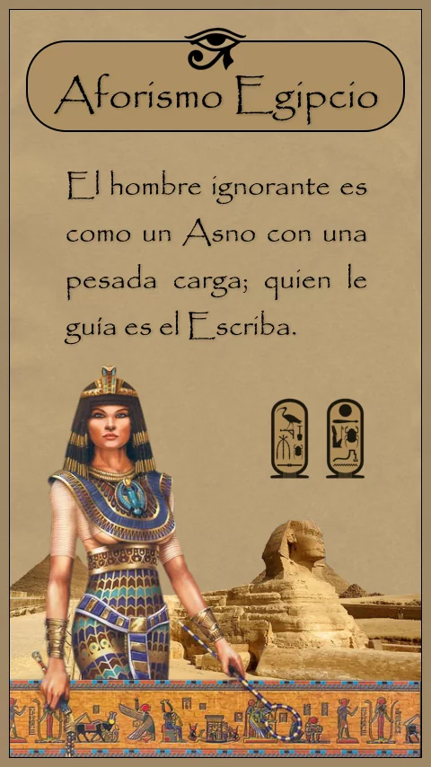 Imagen de la frase: El hombre ignorante es como un asno con una pesada carga; quien le guía es el escriba.
