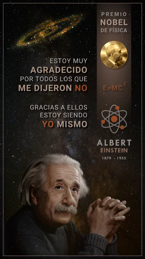 Imagen de la frase de albert einstein