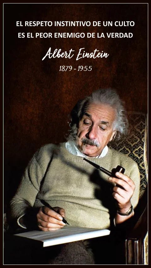 Imagen de la frase de albert einstein