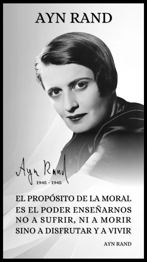 Imagen de la frase: El propósito de la moral es el poder enseñarnos, no a sufrir, ni a morir, sino a disfrutar y a vivir.
