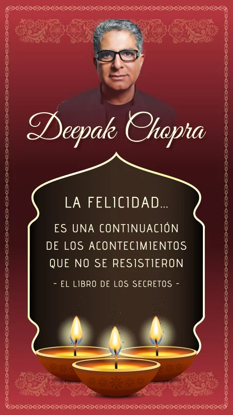 Imagen de la frase de deepak chopra