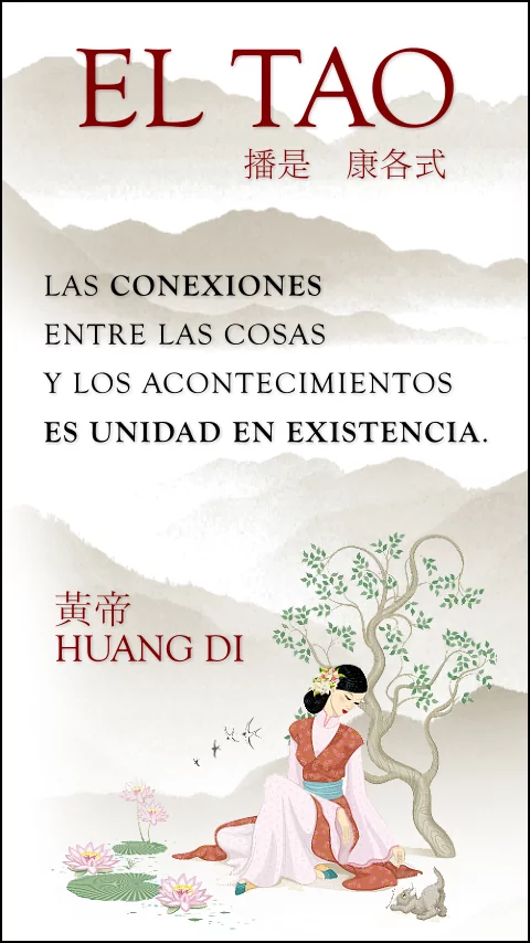 Imagen de la frase: Las conexiones entre las cosas y los acontecimientos es la unidad en existencia.