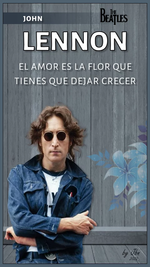 Imagen de la frase de john lennon