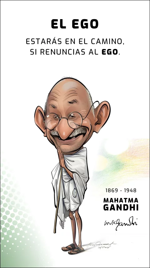 Imagen de la frase de mahatma gandhi