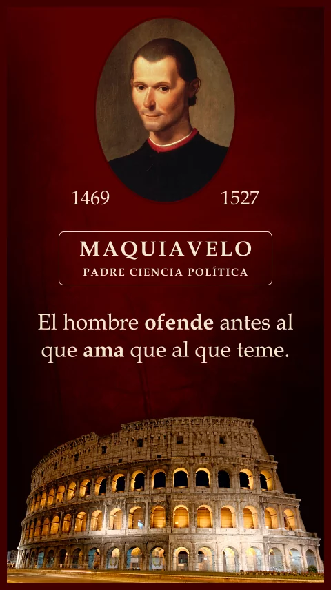 Imagen de la frase: El hombre ofende antes al que ama que al que teme.