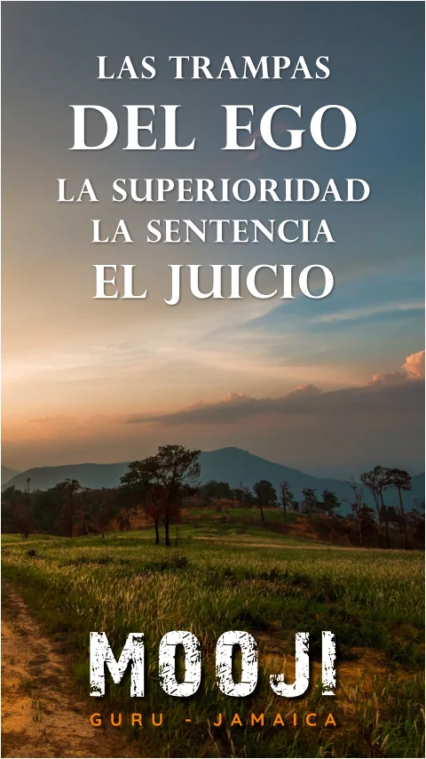 Imagen de la frase: Superioridad, juicio y sentencia. Estas son las trampas del ego.