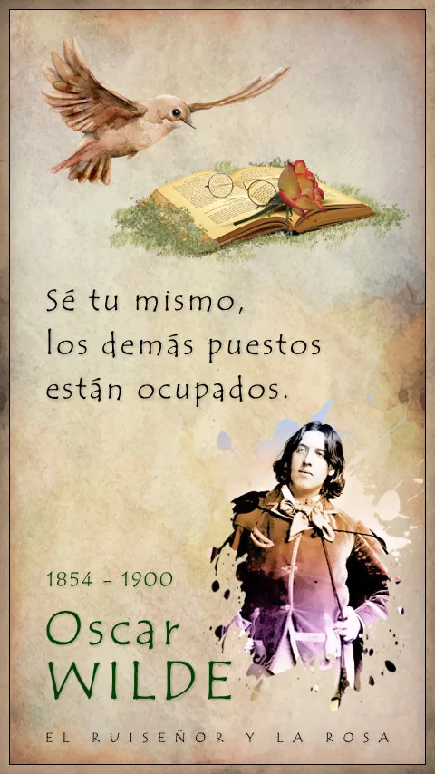 Imagen de la frase de oscar wilde