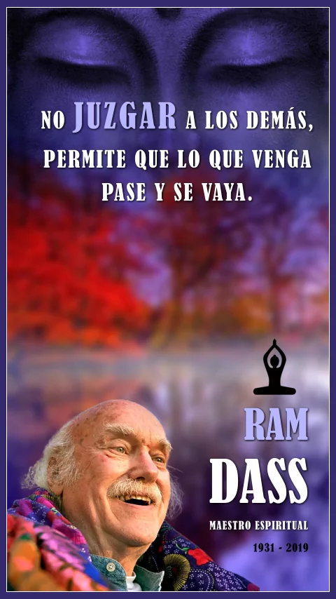 Imagen de la frase: No juzgar a los demás, permite que lo que venga pase y se vaya.