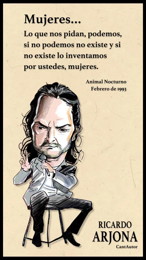 Imagen de la frase de ricardo arjona