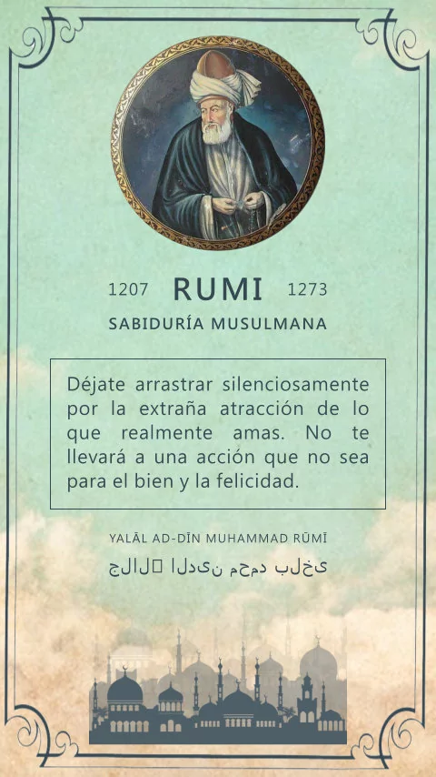 Imagen de la frase de rumi