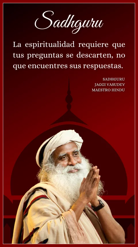 Imagen de la frase de sadhguru jaggi vasudev