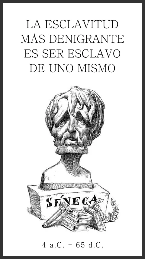 Imagen de la frase: La esclavitud más denigrante es ser esclavo de uno mismo.