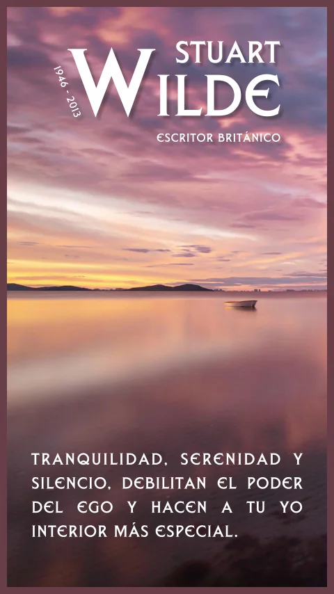 Imagen de la frase: Tranquilidad, serenidad y silencio, debilitan el poder del ego y hacen a tu yo interior más especial. Imagen de la frase: Tranquilidad, serenidad y silencio, debilitan el poder del ego y hacen a tu yo interior más especial.