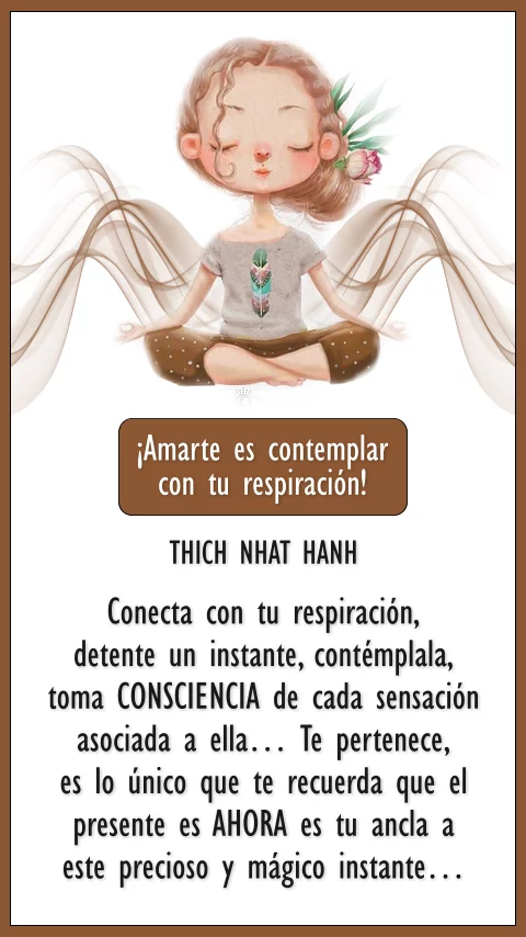 Imagen de la frase de thich nhat hanh