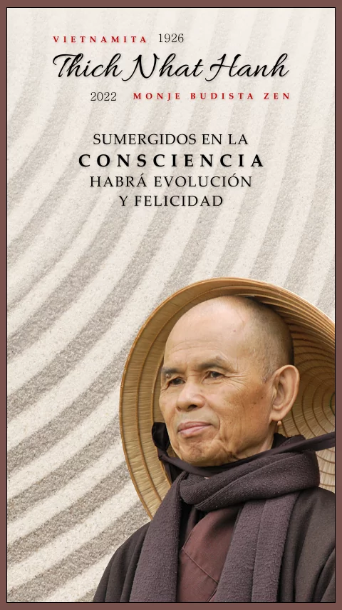 Imagen de la frase de thich nhat hanh