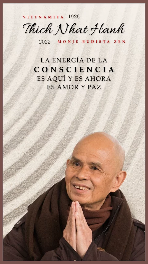 Imagen de la frase de thich nhat hanh