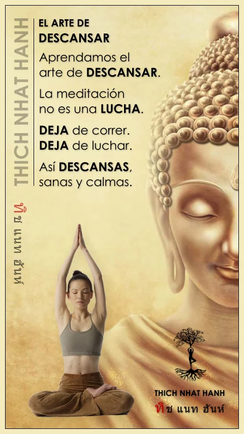 Imagen de la frase de thich nhat hanh