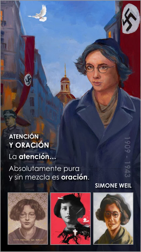 Imagen de la frase: La atención absolutamente pura y sin mezcla es oración.