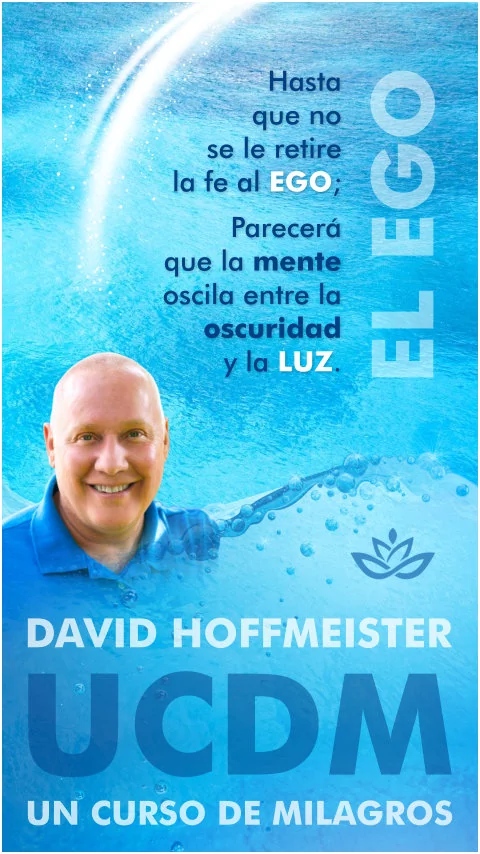 Imagen de la frase: Hasta que no se le retire la fe al ego, parecerá que la mente oscila entre la oscuridad y la Luz.