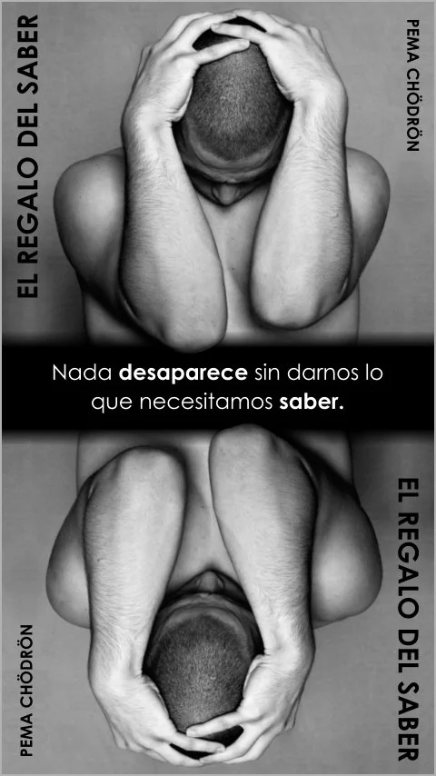 Imagen de la frase: Nada desaparece sin darnos lo que necesitamos saber.