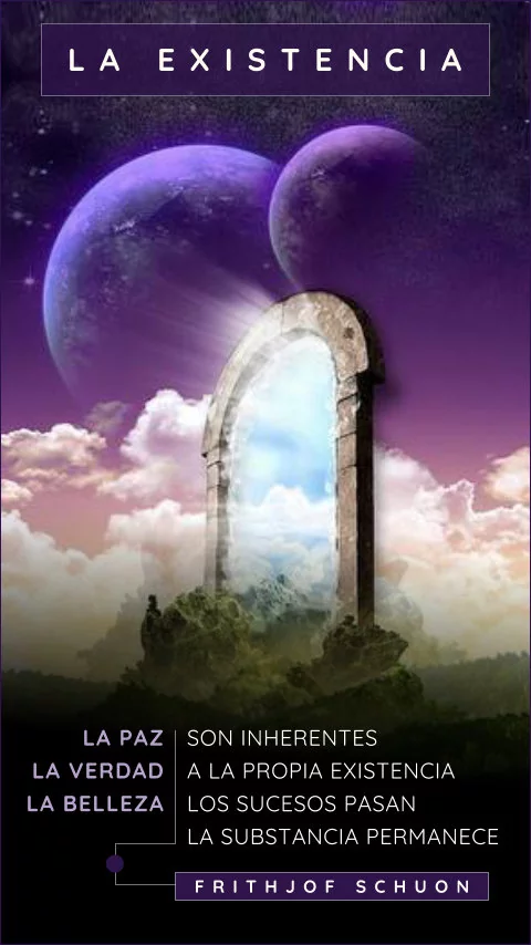 Imagen de la frase: La Verdad, la Paz y la Belleza son inherentes a la propia existencia; los sucesos pasan, la substancia permanece.