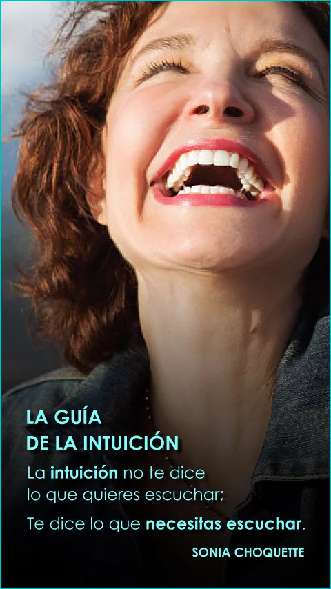 Imagen de la frase: La intuición no te dice lo que quieres escuchar; te dice lo que necesitas escuchar.
