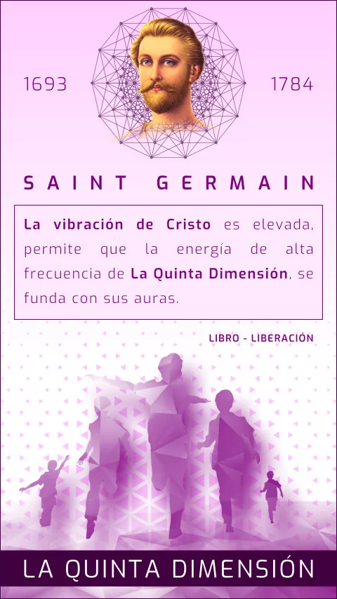 Imagen de la frase: La vibración de Cristo es elevada, permite que la energía de alta frecuencia de la quinta dimensión, se funda con sus auras.