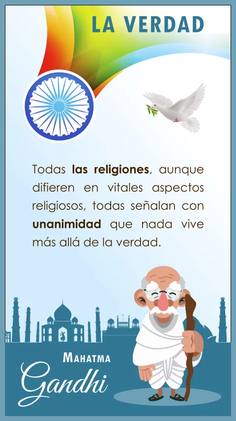 Imagen de la frase: Todas las religiones, aunque difieren en vitales aspectos religiosos, todas señalan con unanimidad que nada vive más allá de la verdad.