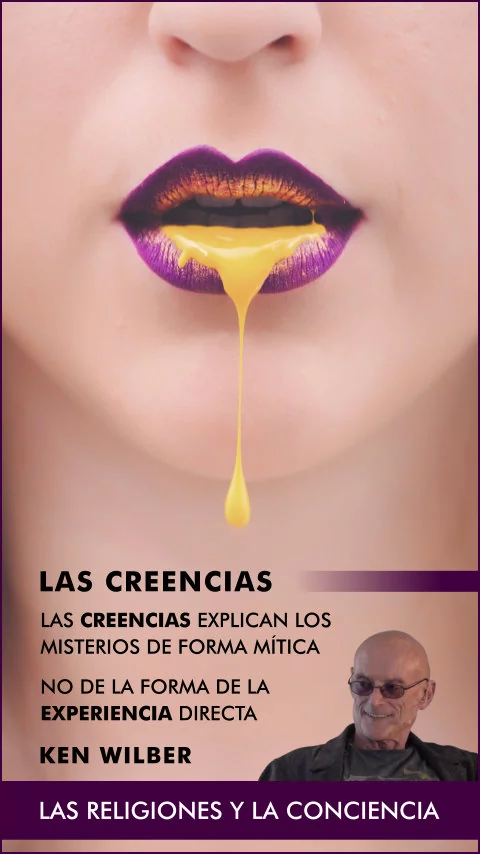Imagen de la frase: Las creencias explican los misterios de forma mítica, no de la forma de la experiencia directa.