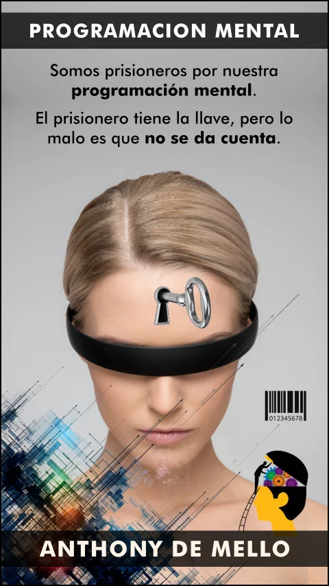 Imagen de la frase: Somos prisioneros por nuestra programación mental. El prisionero tiene la llave, pero lo malo es que no se da cuenta. Imagen de la frase: Somos prisioneros por nuestra programación mental. El prisionero tiene la llave, pero lo malo es que no se da cuenta.