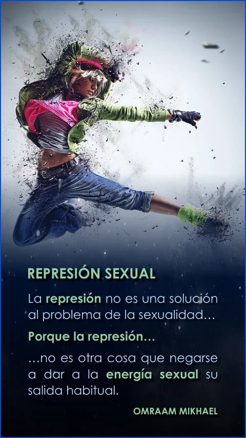 Imagen de la frase: La represión no es una solución al problema de la sexualidad, porque la represión no es otra cosa que negarse a dar a la energía sexual su salida habitual.