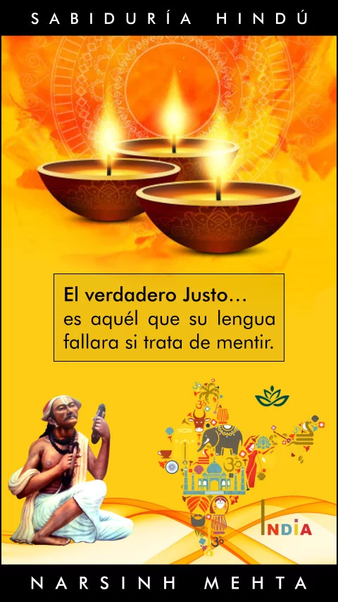 Imagen de la frase: El verdadero Justo… es aquél que su lengua fallara si trata de mentir.