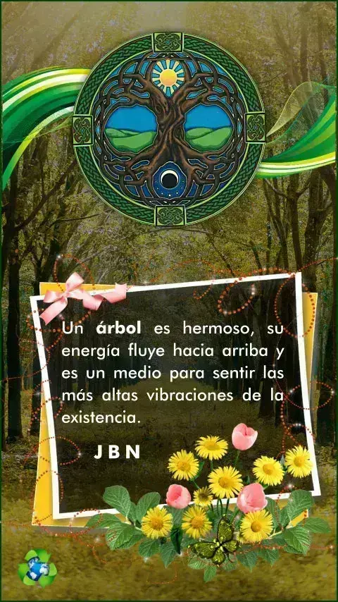 Imagen de la frase: Un árbol es hermoso, su energía fluye hacia arriba y es un medio para sentir las más altas vibraciones de la existencia. Imagen de la frase: Un árbol es hermoso, su energía fluye hacia arriba y es un medio para sentir las más altas vibraciones de la existencia.