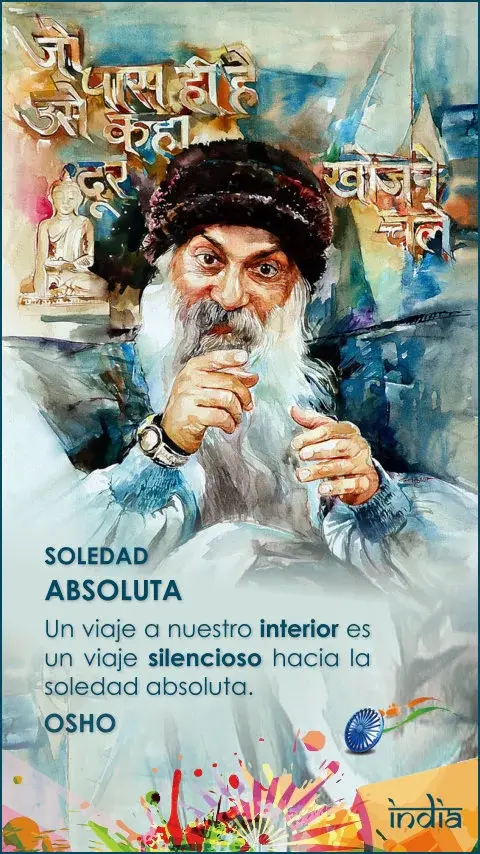 Imagen de la frase: Un viaje a nuestro interior es un viaje silencioso hacia la soledad absoluta.
