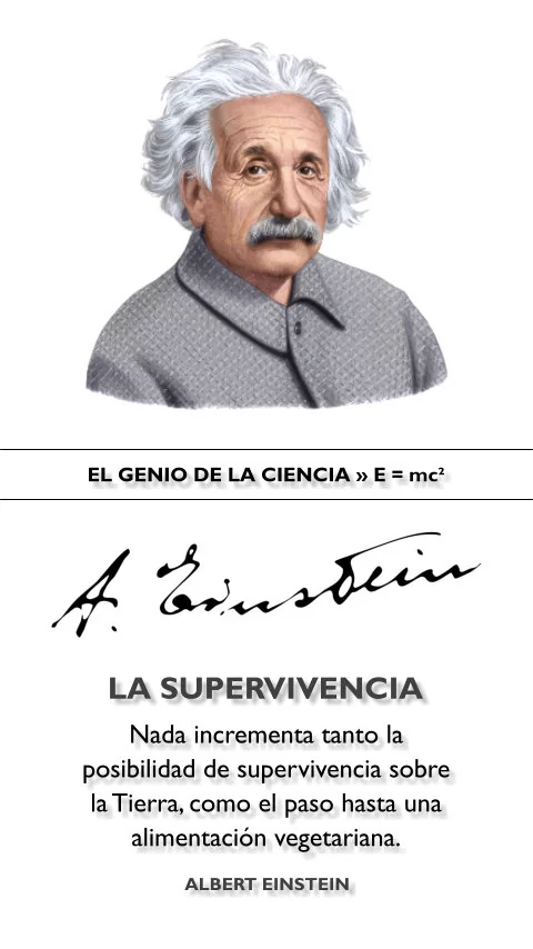 Imagen de la frase: Nada incrementa tanto la posibilidad de supervivencia sobre la Tierra, como el paso hasta una alimentación vegetariana. Imagen de la frase: Nada incrementa tanto la posibilidad de supervivencia sobre la Tierra, como el paso hasta una alimentación vegetariana.