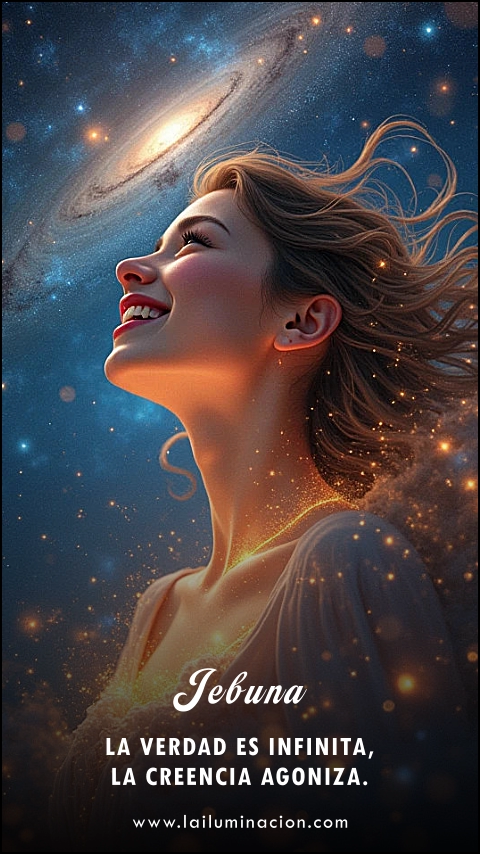 Imagen de la frase: La verdad es infinita, la creencia agoniza. Imagen de la frase: La verdad es infinita, la creencia agoniza.
