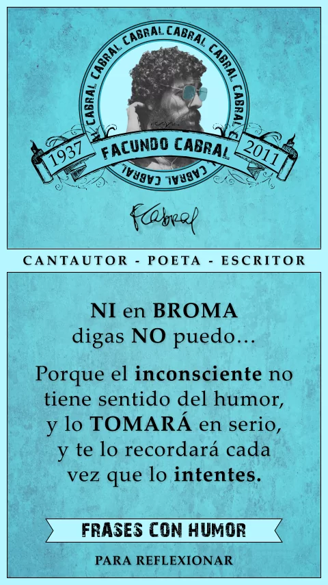 Imagen de la frase de facundo cabral