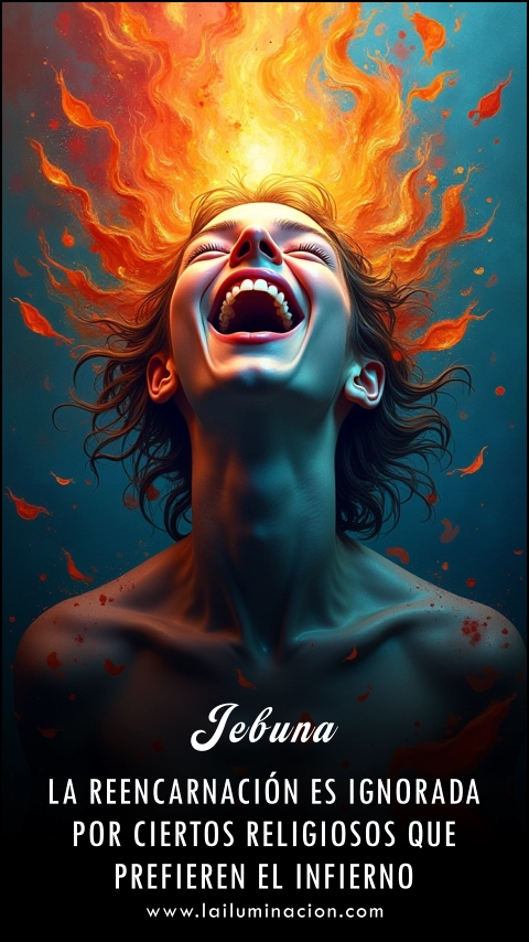 Imagen de la frase: La reencarnación es ignorada por ciertos religiosos que prefieren el infierno. Imagen de la frase: La reencarnación es ignorada por ciertos religiosos que prefieren el infierno.