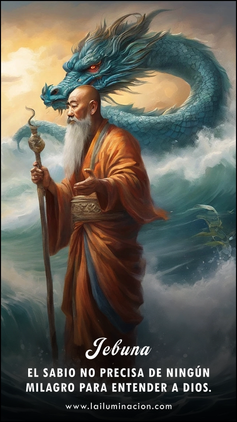 Imagen de la frase: El sabio no precisa de ningún milagro para entender a Dios. Imagen de la frase: El sabio no precisa de ningún milagro para entender a Dios.