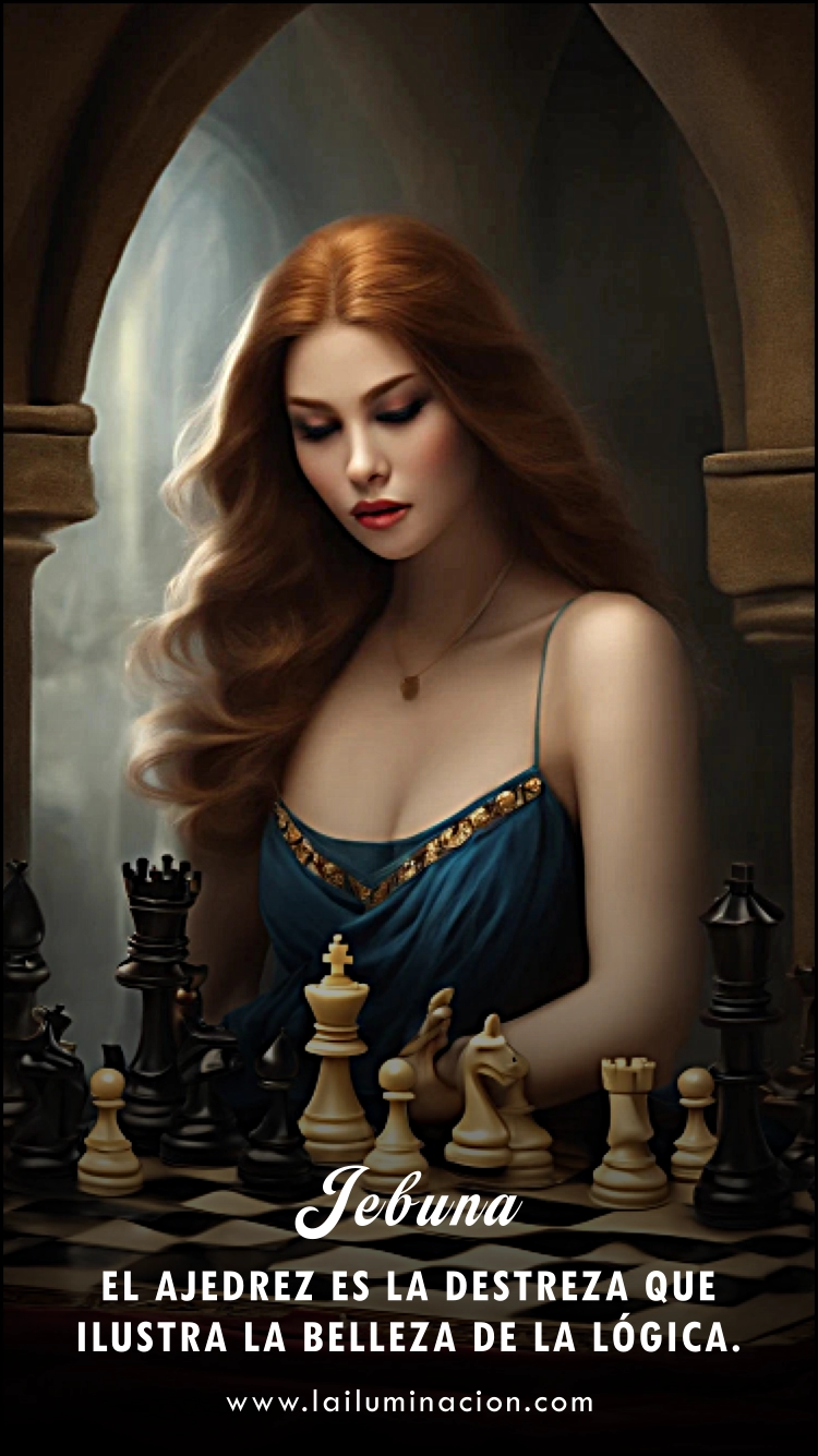 Imagen de la frase: El ajedrez es la destreza que ilustra la belleza de la lógica. Imagen de la frase: El ajedrez es la destreza que ilustra la belleza de la lógica.