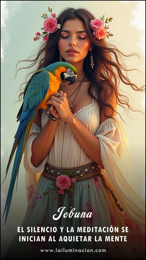 Imagen de la frase: El silencio y la meditación se inician al aquietar la mente. Imagen de la frase: El silencio y la meditación se inician al aquietar la mente.