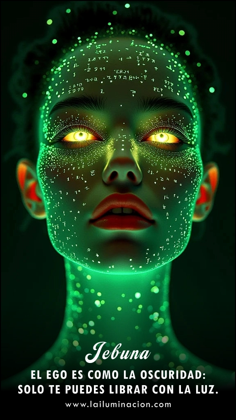 Imagen de la frase: El ego es como la oscuridad: solo te puedes librar con la luz. Imagen de la frase: El ego es como la oscuridad: solo te puedes librar con la luz.