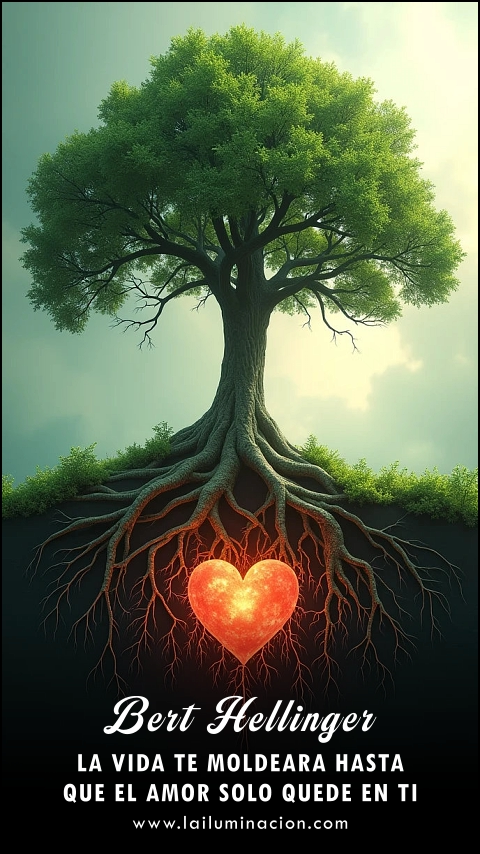Imagen de la frase: La vida te moldeara hasta que el amor solo quede en ti.