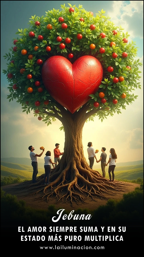Imagen de la frase: El amor siempre suma y en su estado más puro multiplica. Imagen de la frase: El amor siempre suma y en su estado más puro multiplica.