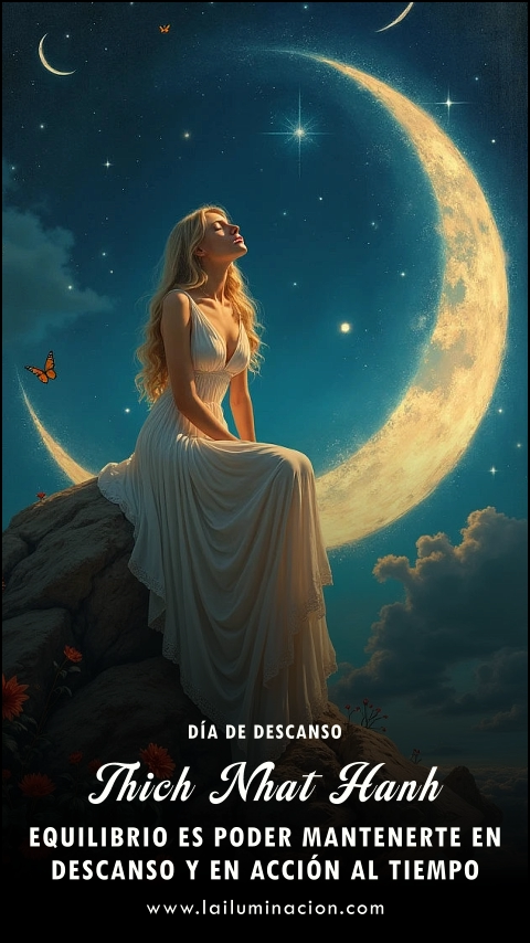 Imagen de la frase: Equilibrio es poder mantenerte en descanso y en acción al tiempo.
