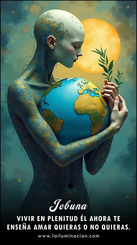 Imagen de la frase: Vivir en plenitud él ahora te enseña amar quieras o no quieras. Imagen de la frase: Vivir en plenitud él ahora te enseña amar quieras o no quieras.